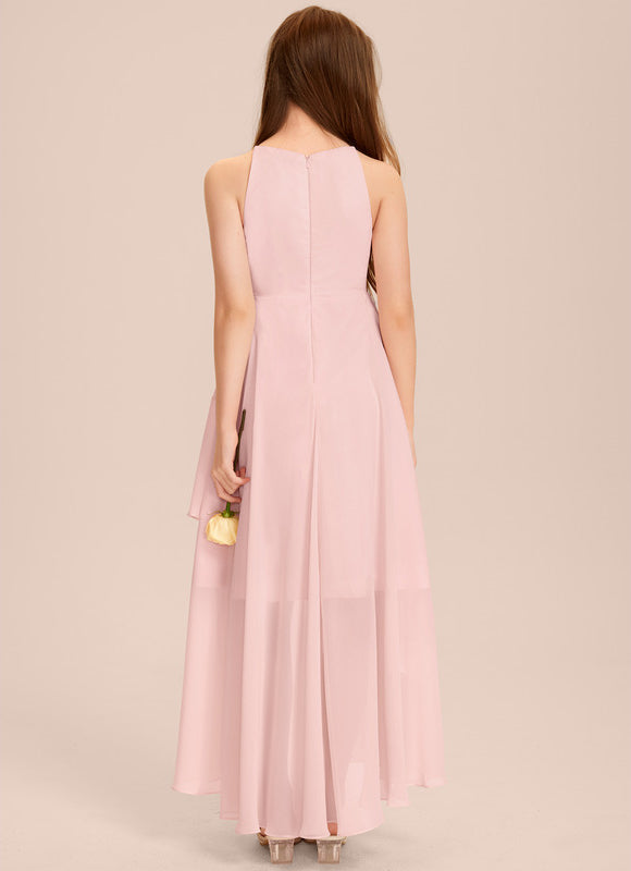 Robe Demoiselle D'Honneur Nuit Marine Fluide - gallery 6