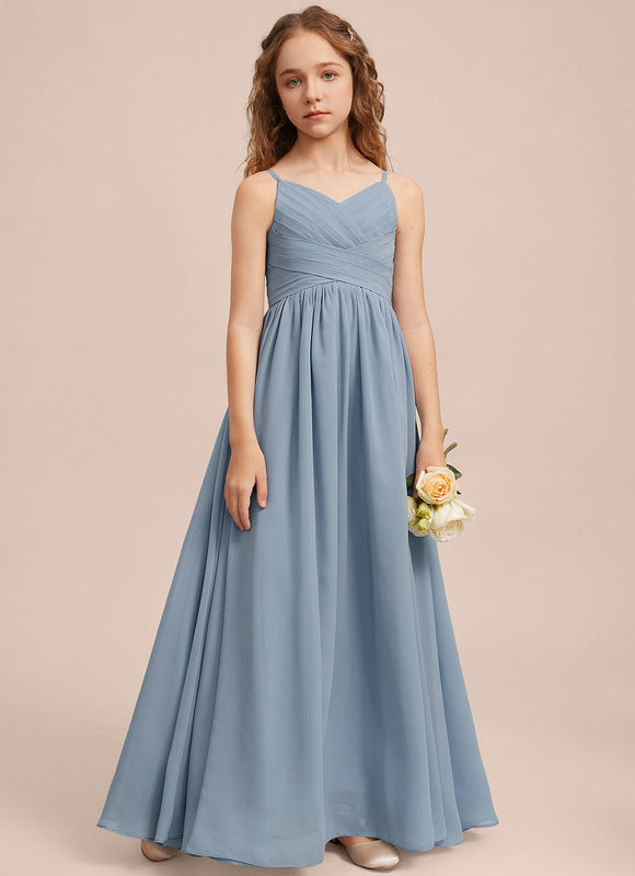 Robe Demoiselle D'Honneur Verte Éthérée