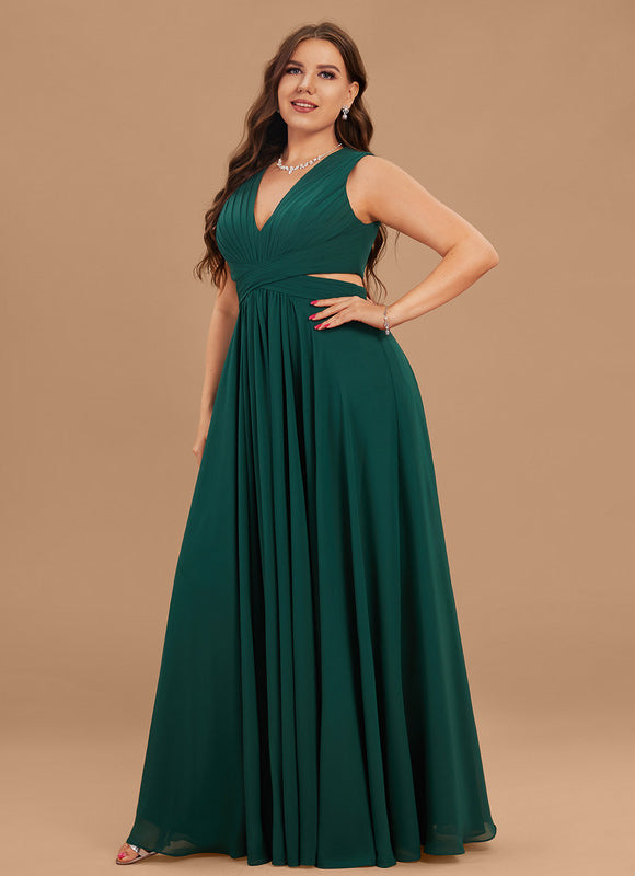 Robe Demoiselle D'Honneur Élégante Bordeaux - gallery 8