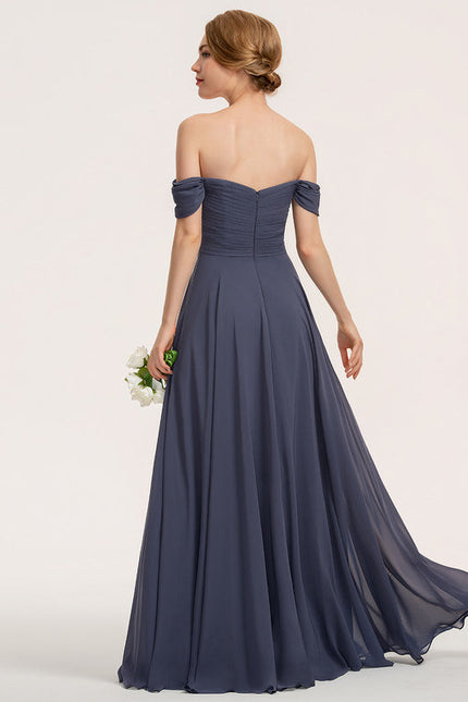 Robe Demoiselle D'Honneur Bordeaux Chic - gallery 3