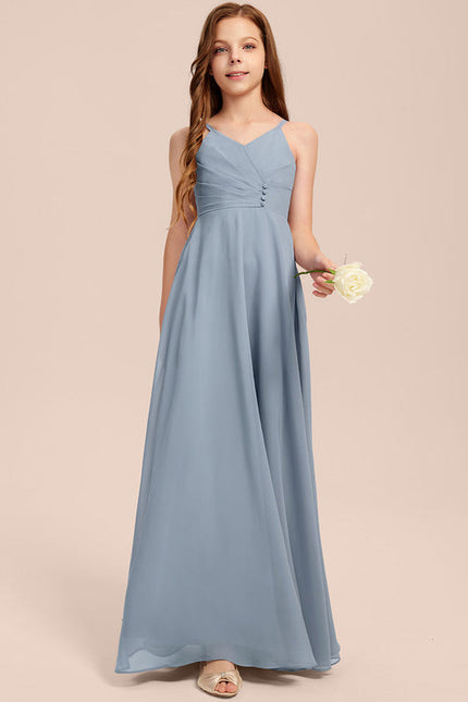 Robe Demoiselle D'Honneur Verte Éthérée - gallery 2