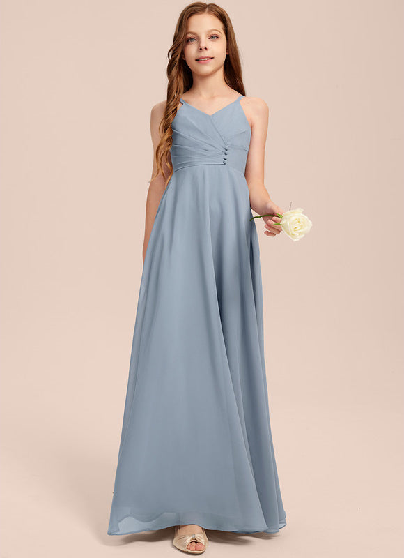 Robe Demoiselle D'Honneur Verte Éthérée - gallery 2