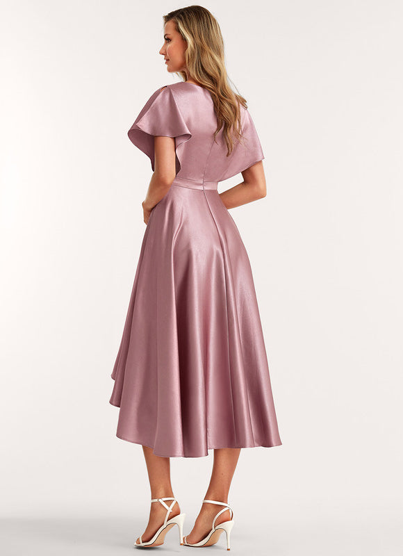 Robe De Demoiselle D'Honneur Mi Longue - gallery 4