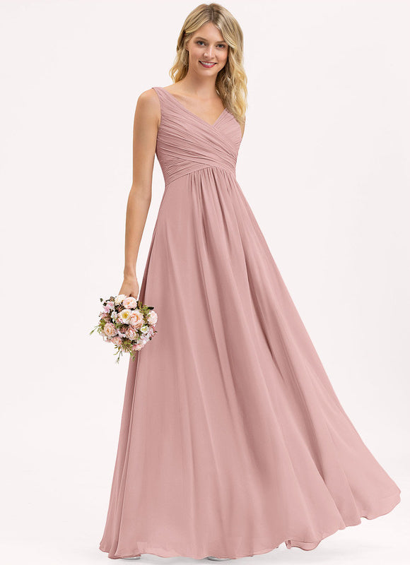 Robe Demoiselle D'Honneur Élégante Bordeaux