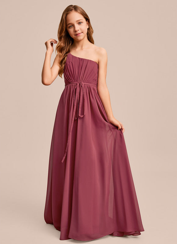 Robe Demoiselle D'Honneur Vert Poudré Élégant - gallery 2