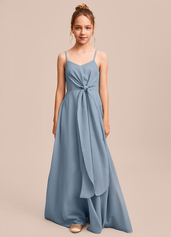 Robe Demoiselle D'Honneur Verte Éthérée - gallery 5