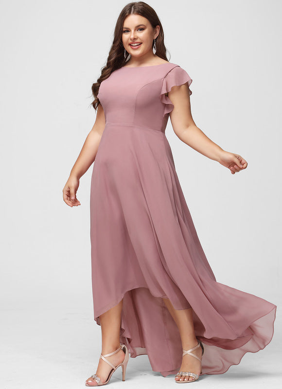 Robe Demoiselle D'Honneur Trapèze Fluidité Élégante - gallery 6