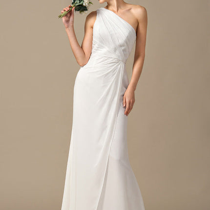 Robe Demoiselle D'Honneur Élégance Asymétrique