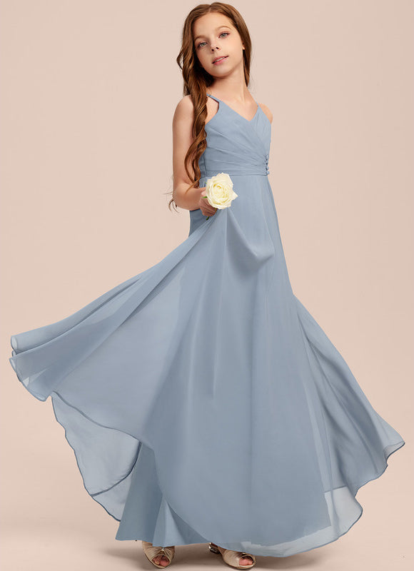 Robe Demoiselle D'Honneur Verte Éthérée