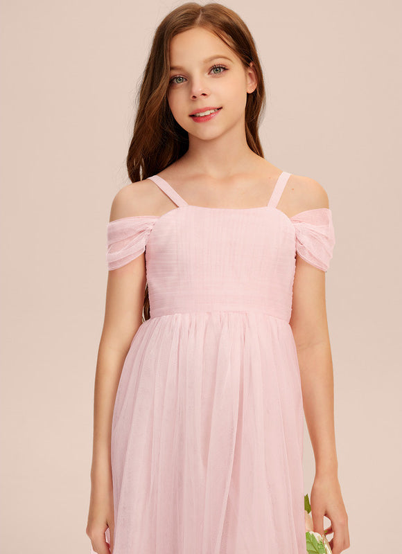 Robe Demoiselle D'Honneur Tulle Rose - gallery 4