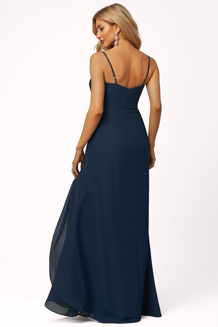 Robe Longue Fluide Demoiselle D'Honneur - gallery 6
