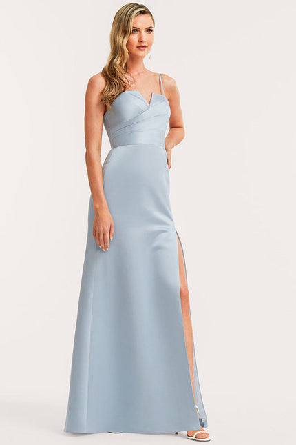 Robe Demoiselle D'Honneur Rose Satin - gallery 4