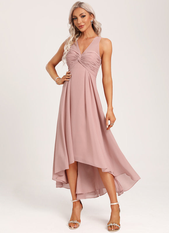 Robe Demoiselle D'Honneur Mousseline Aérienne - gallery 4