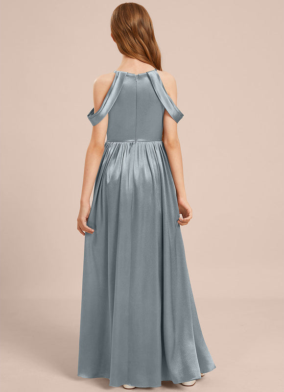 Robe Demoiselle D'Honneur Epaule Dénudée - gallery 1