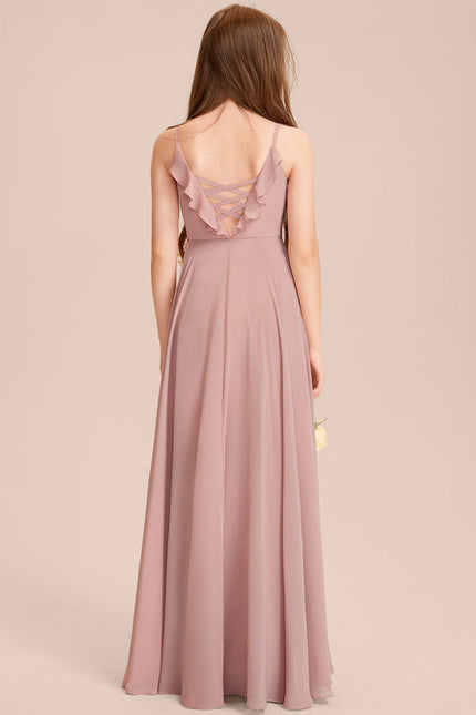 Robe Demoiselle D'Honneur Verte Éthérée - gallery 5