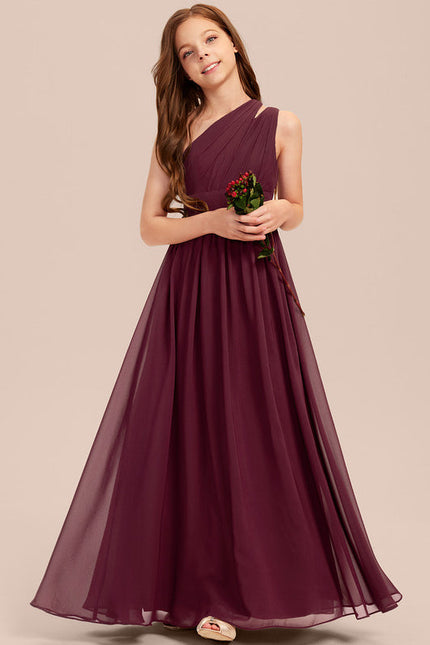 Robe Demoiselle D'Honneur Vert Poudré Élégant