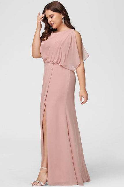 Robe Demoiselle D'Honneur Fluidité Rosée - gallery 8