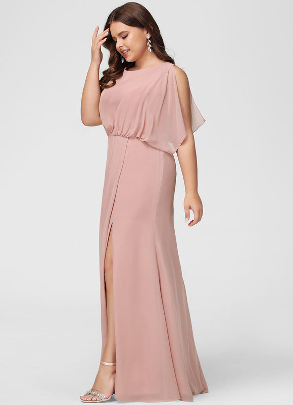 Robe Demoiselle D'Honneur Fluidité Rosée - gallery 8