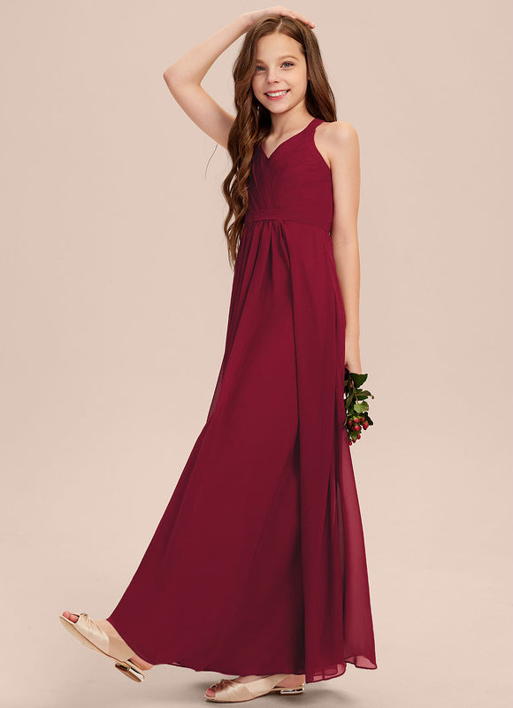 Robe Demoiselle D'Honneur Verte Éthérée - gallery 3