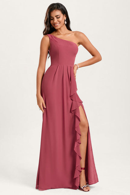 Robe Sirene Demoiselle D'Honneur Rose Pale - gallery 2