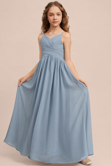 Robe Demoiselle D'Honneur Verte Éthérée - gallery 1