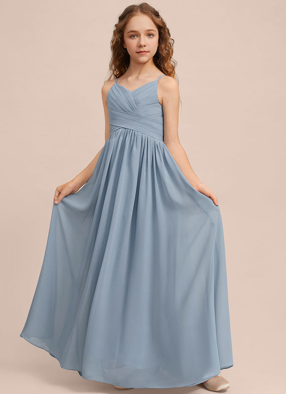 Robe Demoiselle D'Honneur Verte Éthérée - gallery 1