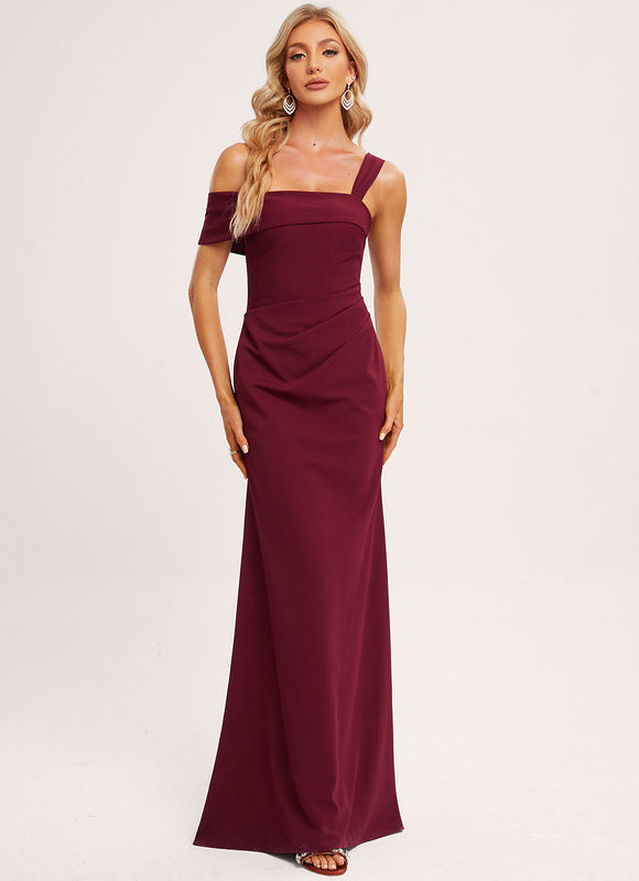 Robe Demoiselle D'Honneur Bordeaux Moderne - gallery 1