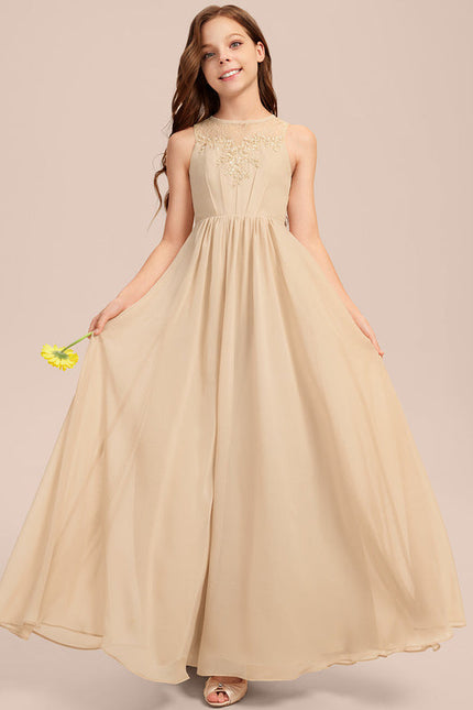 Robe Demoiselle D'Honneur Élégante Enfantine - gallery 5