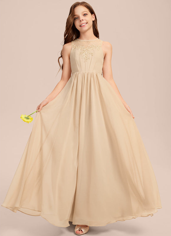 Robe Demoiselle D'Honneur Élégante Enfantine - gallery 5