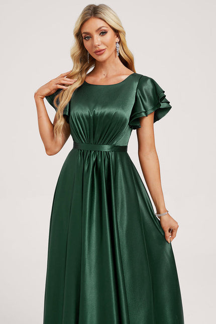 Robe Demoiselle D'Honneur Véritable Raffinement Vert - gallery 3