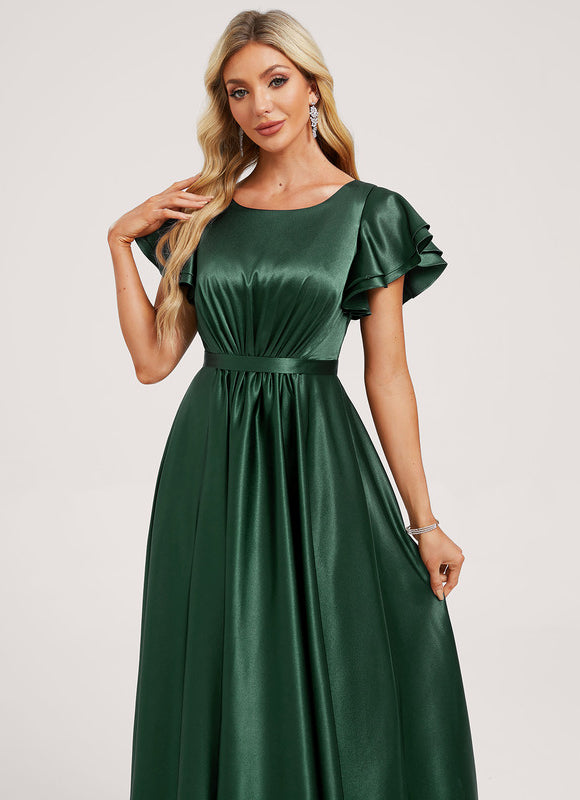 Robe Demoiselle D'Honneur Véritable Raffinement Vert - gallery 3