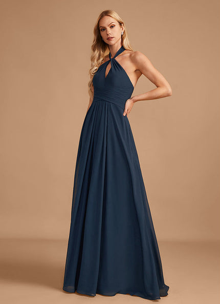 Robe Demoiselle D'Honneur Mousseline Éthérée