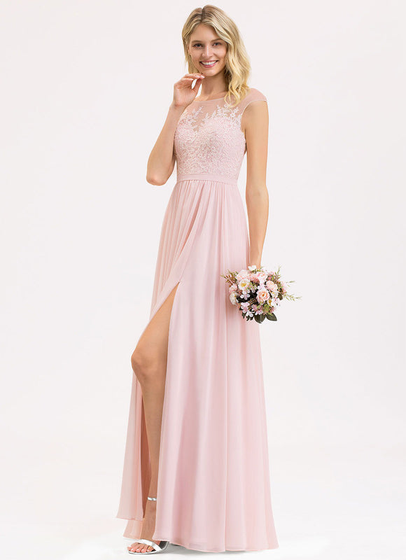 Robe Demoiselle D'Honneur Mousse Poudrée - gallery 3