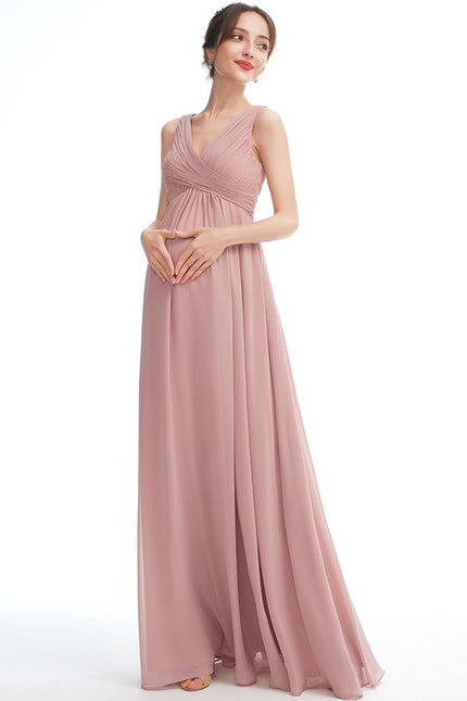 Robe Demoiselle D'Honneur Maternité Élégante - gallery 1