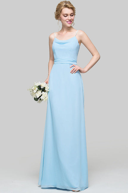 Robe Demoiselle D'Honneur Col V Fluidité