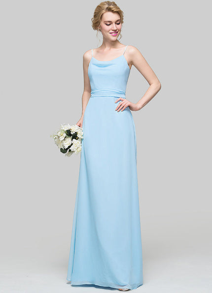 Robe Demoiselle D'Honneur Col V Fluidité