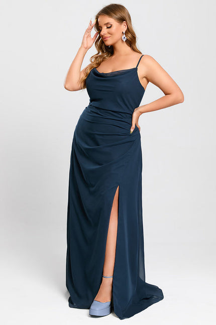 Robe Longue Fluide Demoiselle D'Honneur - gallery 8