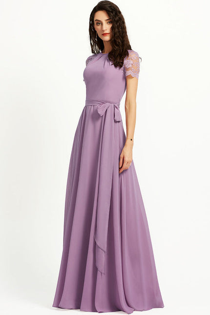 Robe Demoiselle D'Honneur Mousse Poudrée - gallery 3