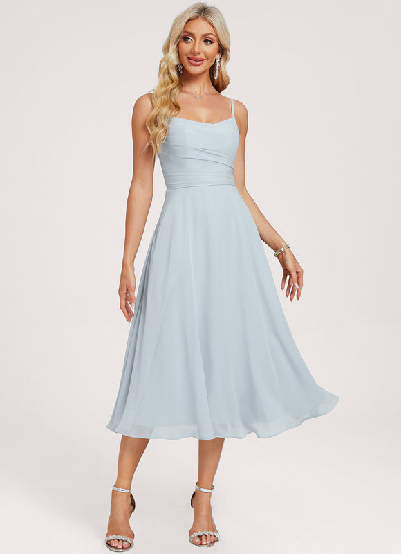 Robe Demoiselle D'Honneur Mousseline - gallery 2