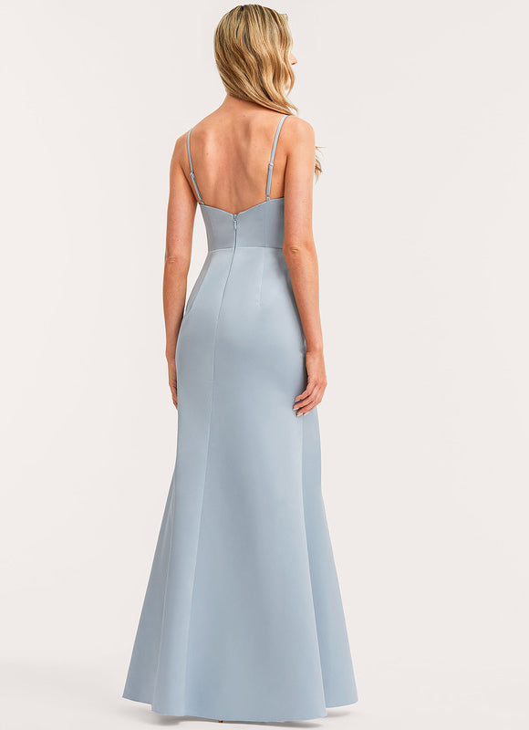 Robe Demoiselle D'Honneur Rose Satin - gallery 6