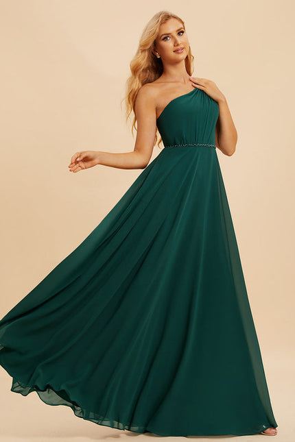 Robe Demoiselle D'Honneur Éclat Vert Émeraude - gallery 4