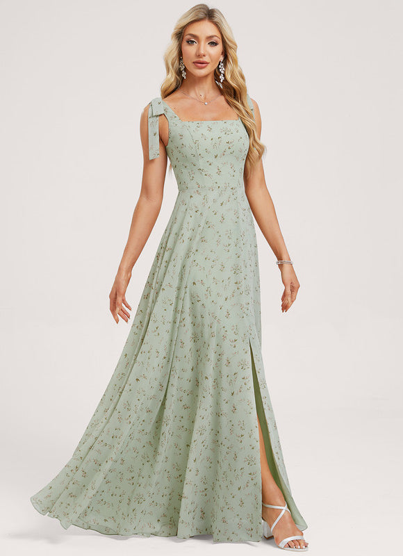 Robe Longue Pastel Demoiselle D'Honneur - gallery 1