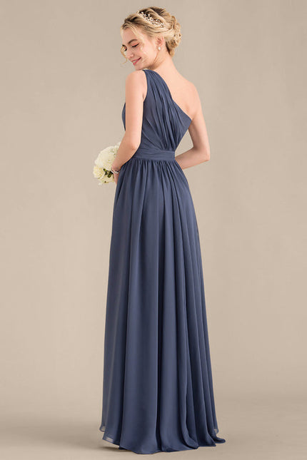 Robe Demoiselle D'Honneur Chiffon Rose - gallery 2