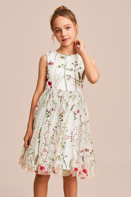 Robe Demoiselle D'Honneur Florale Enchantée - gallery 1