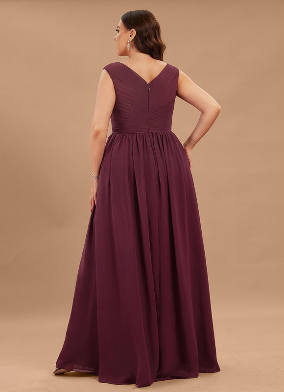 Robe Demoiselle D'Honneur Bordeaux Chic - gallery 5