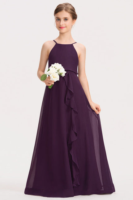 Robe Demoiselle D'Honneur Chiffon Enfant