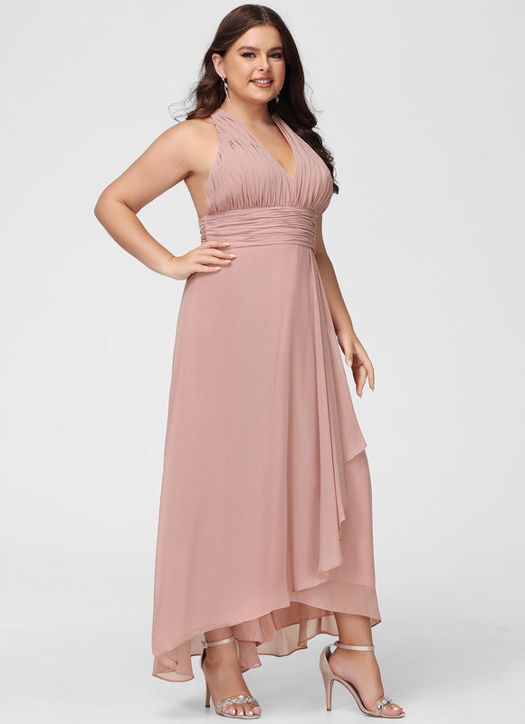 Robe Demoiselle D'Honneur Mousseline Aérienne - gallery 8