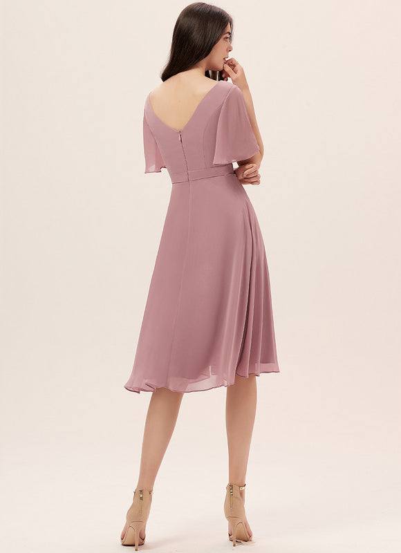 Robe Demoiselle D'Honneur Nuage Rosé - gallery 1