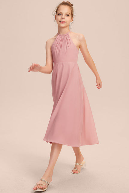 Robe Demoiselle D'Honneur Flou Menthe - gallery 2