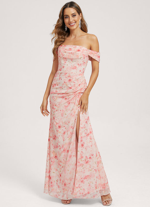 Robe Demoiselle D'Honneur Bordeaux Chic - gallery 1